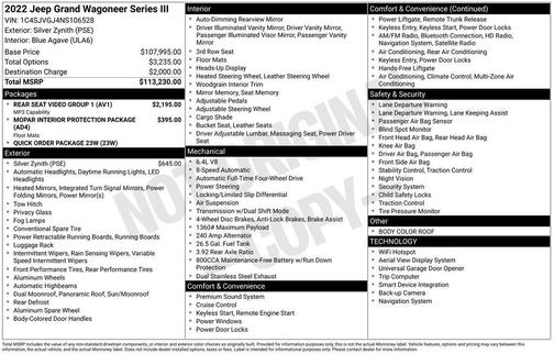 2022 Jeep Grand Wagoneer Series III 4x4