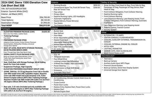 2024 GMC Sierra 1500 Elevation