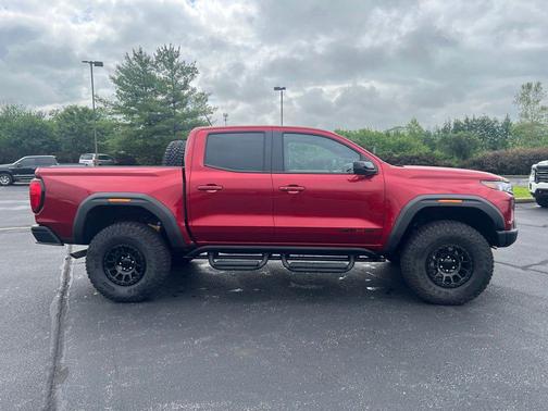 Volcanic Red Tintcoat 2024 GMC Canyon AT4X