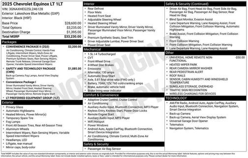 2025 Chevrolet Equinox 1LT