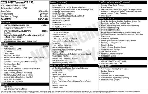 2022 GMC Terrain AWD AT4