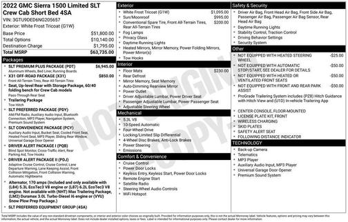 2022 GMC Sierra 1500 SLT