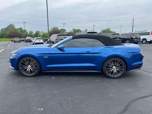 Lightning Blue Metallic 2017 Ford Mustang GT Premium
