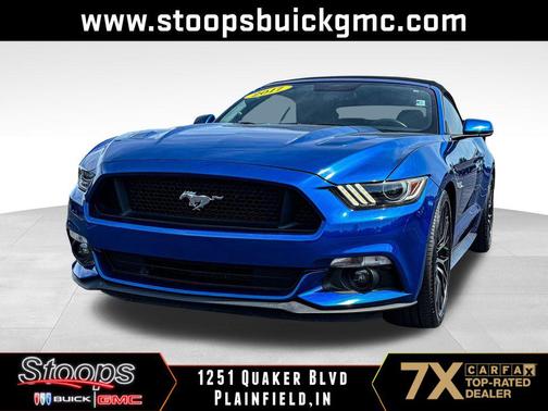 Lightning Blue Metallic 2017 Ford Mustang GT Premium