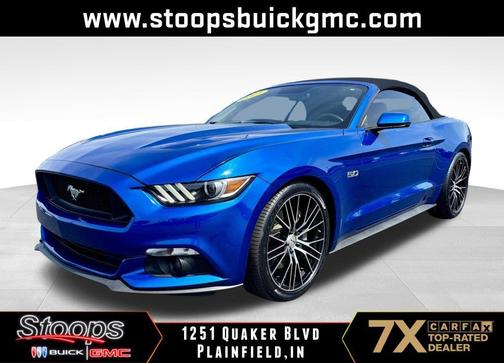 Lightning Blue Metallic 2017 Ford Mustang GT Premium
