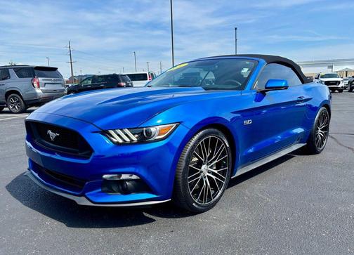 Lightning Blue Metallic 2017 Ford Mustang GT Premium