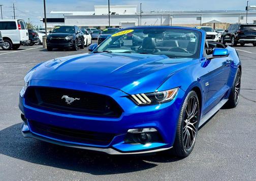 Lightning Blue Metallic 2017 Ford Mustang GT Premium