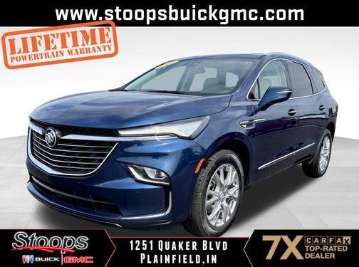 Emperor Blue Metallic 2023 Buick Enclave Essence FWD
