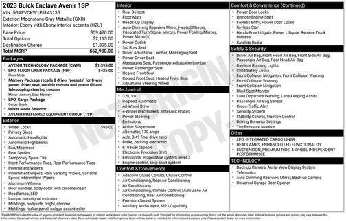 2023 Buick Enclave Avenir AWD