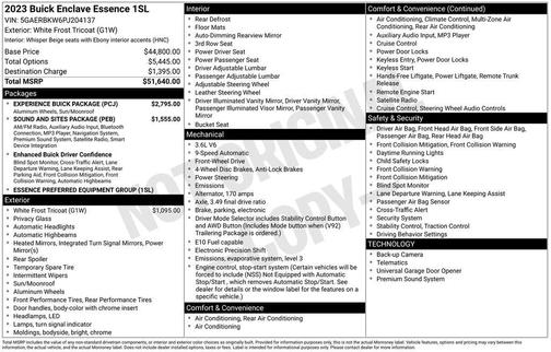 2023 Buick Enclave Essence FWD