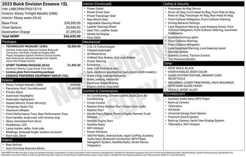 2023 Buick Envision Essence AWD