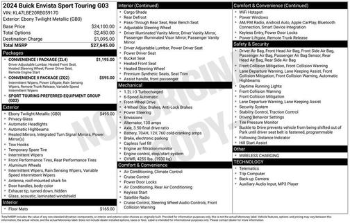 2024 Buick Envista Sport Touring FWD