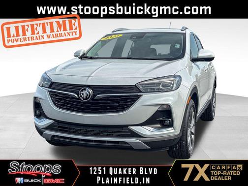 White Frost Tricoat 2023 Buick Encore GX Essence