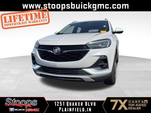 White Frost Tricoat 2023 Buick Encore GX Essence