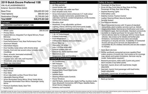 2019 Buick Encore Preferred