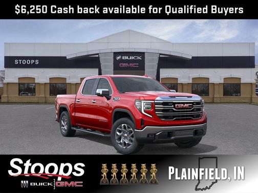 Volcanic Red Tintcoat 2026 GMC Sierra 1500 SLT Truck