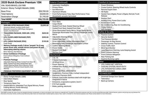 2020 Buick Enclave AWD Premium