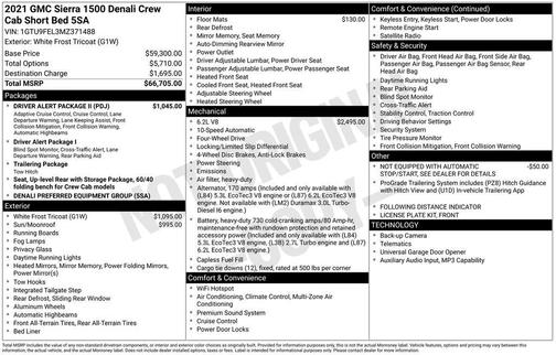 2021 GMC Sierra 1500 Denali