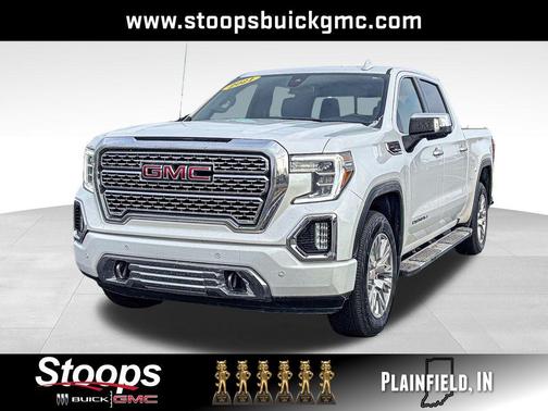 White Frost Tricoat 2021 GMC Sierra 1500 Denali Truck