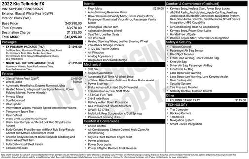 2022 Kia Telluride EX