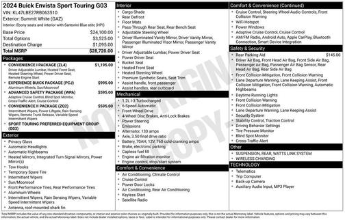 2024 Buick Envista Sport Touring FWD