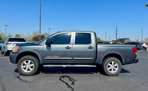 Smoke Metallic 2010 Nissan Titan Pro-4X