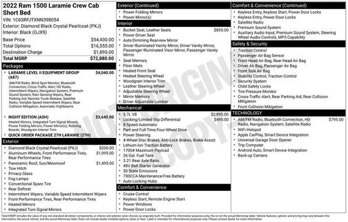 2022 RAM 1500 Laramie