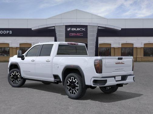 Glacier White Tricoat 2026 GMC Sierra 2500 Denali Ultimate