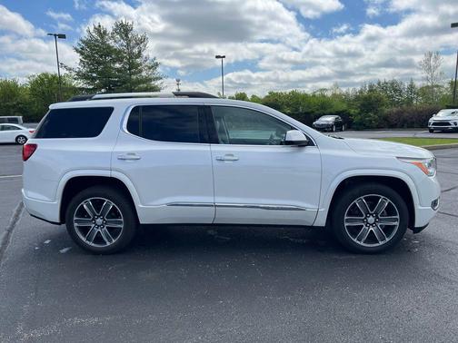 White Frost Tricoat 2017 GMC Acadia Denali