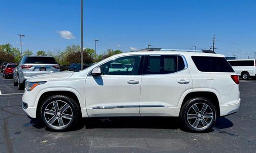 White Frost Tricoat 2017 GMC Acadia Denali