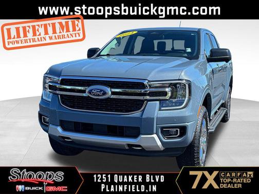 Azure Gray Metallic Tri-Coat 2024 Ford Ranger XLT