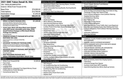 2021 GMC Yukon XL Denali