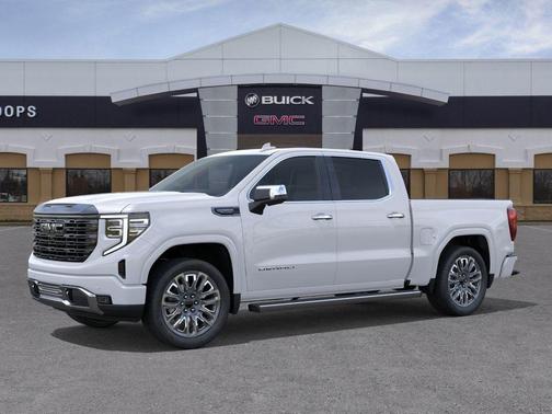 Glacier White Tricoat 2026 GMC Sierra 1500 Denali Ultimate