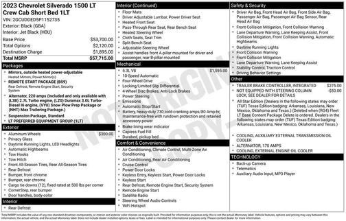 2023 Chevrolet Silverado 1500 LT