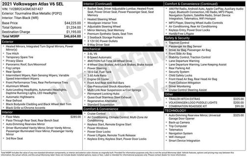 2021 Volkswagen Atlas SEL