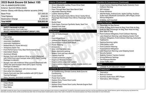 2023 Buick Encore GX Select