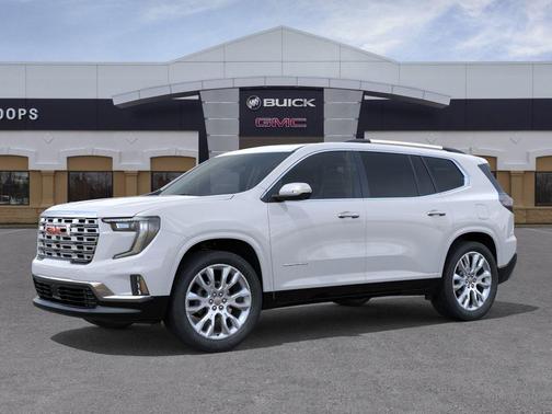 Glacier White Tricoat 2026 GMC Acadia Denali