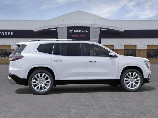 Glacier White Tricoat 2026 GMC Acadia Denali