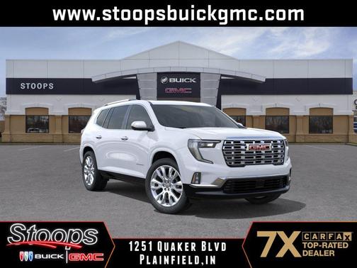 Glacier White Tricoat 2026 GMC Acadia Denali