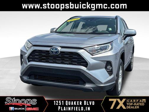 Silver Sky Metallic 2019 Toyota RAV4 Hybrid XLE