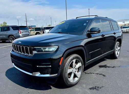 Diamond Black Crystal Pearlcoat 2021 Jeep Grand Cherokee L Limited