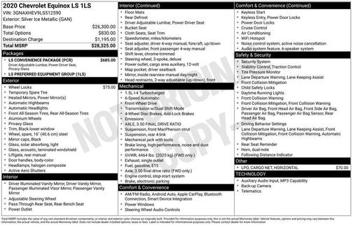 2020 Chevrolet Equinox LS