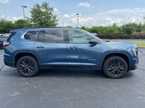 Blue 2024 GMC Acadia FWD Elevation