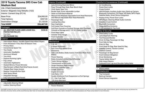 2019 Toyota Tacoma SR5