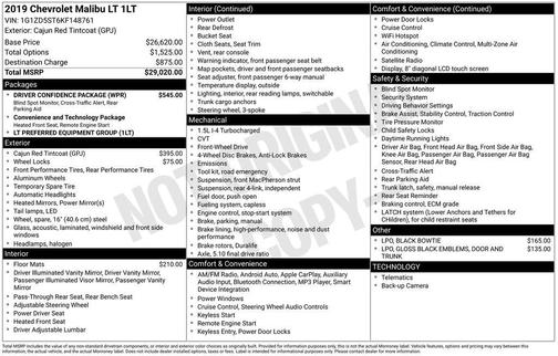 2019 Chevrolet Malibu LT