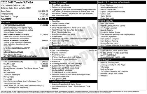 2020 GMC Terrain SLT