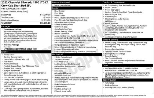 2022 Chevrolet Silverado 1500 LT