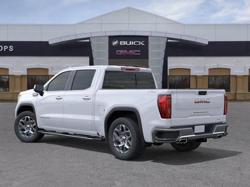Glacier White Tricoat 2026 GMC Sierra 1500 SLT