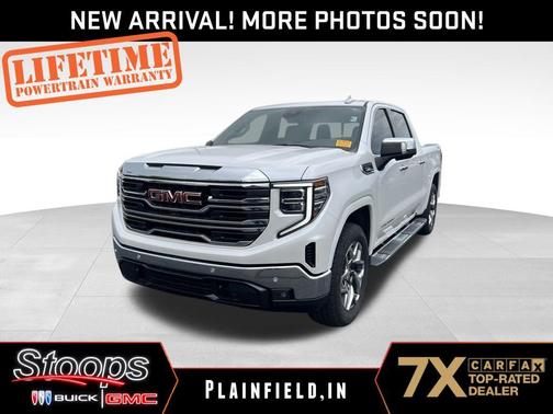 White Frost Tricoat 2023 GMC Sierra 1500 SLT