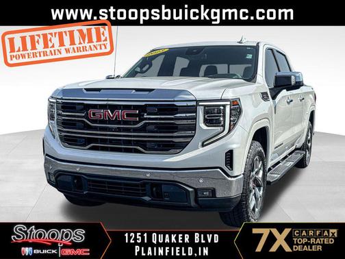 White Frost Tricoat 2023 GMC Sierra 1500 SLT